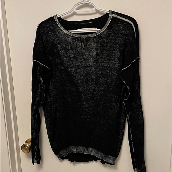 Women’s Blanc Noir Black Fade Sweater Size Small - Picture 2 of 8